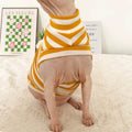 Hairless Cat Sphinx Clothes German Cat Stripes